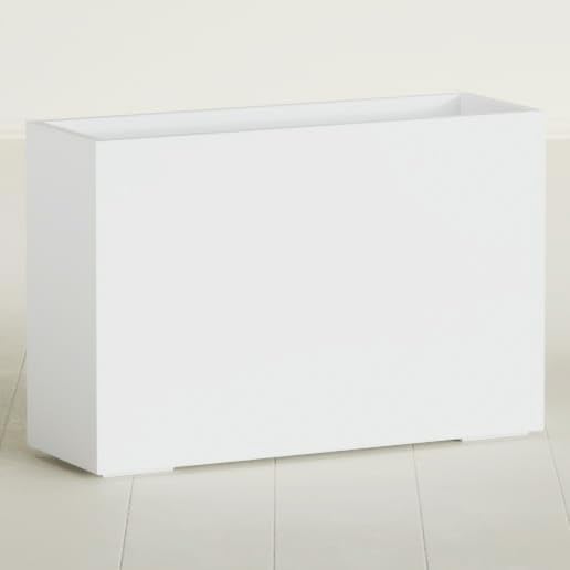 Greenline Alice Tall Rectangular Fiberglass Planter, Outdoor Planter Box by GreenlinePlanters