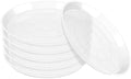 OUPSAUI Plant Saucer Pot Tray, 6 Pack Clear Plant Saucers for Indoors, Large Plastic Dish Suacer Water Drip Tray for Potted Plants Flowers (20 Inches) by OUPSAUI