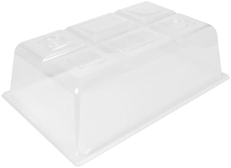 SUNPACK Sundome Plastic Multi-Vented Humidity Dome, Clear, 7" (Pack of 10) - Ideal for Greenhouses or Indoor Growing, Able to Adjust Humidity with Vents - Image 3