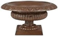 Esschert Design Cast Iron French Urn - Low Profile Garden Planter, Outdoor Decor Small by Esschert+Design+USA