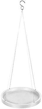 Ecopots Hanging Round Planter Saucer, Pure White, 14" by ECOPOTS