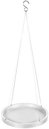 Ecopots Hanging Round Planter Saucer, Pure White, 14" by ECOPOTS