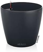 Lechuza 13244 Classico Color 43 Self-Watering Planter for Indoor and Outdoor Use, 17" x 17" x 16", Slate Matte by LECHUZA