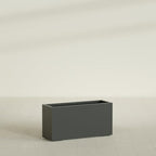 Greenline Leo Tall Rectangular Fiberglass Planter, Outdoor Planter Box - Image 3
