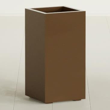 Greenline Alice Tall Rectangular Fiberglass Planter, Outdoor Planter Box by GreenlinePlanters