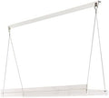 Hanging Acrylic Shelves for Windows (34" Wide, 1 Shelf - 26" Tall) by SUPREMETECH