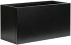 Black Planter Box 36" L x 12" W x 16" H, Rectangular Metal Planter by GZGNEEVL