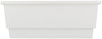 Pure Garden Railing Planter - 20.75-Inch Flower Box with Drainage Insert - 6-Gallon Outdoor Planter Box - Deck, Porch, or Balcony (White) - Image 2