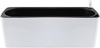 Skelang 2-Pack Self Watering Planter, Rectangle Flower Pot with Water Level Indicator, Window Gardening Box for Indoor Plants, Succulent, Sprout, Pepper - Image 2