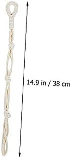 Yardwe 16pcs Garden Supplies Wall Plant Hanger Extender Rope Macrame Plant Hanger Hanging Flowerpot Rope - Image 4