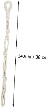 Yardwe 16pcs Garden Supplies Wall Plant Hanger Extender Rope Macrame Plant Hanger Hanging Flowerpot Rope - Image 4