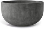 Roco Extra Large Fiberglass Bowl Planter, Round Indoor/Outdoor by Cosapots
