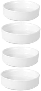 UPKOCH 4pcs Ceramic Plant Pot Saucer Round Drip Tray for Indoor and Outdoor Use Flower Pot Drainage Tray for Keeping Clean and Stable by UPKOCH