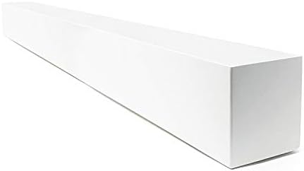 Buhbo Modern Metal Trough Rectangle Planter 32 inch, White - Image 2