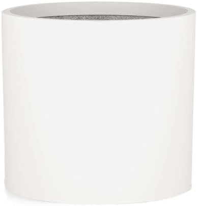 Fox & Fern Large Planter for Indoor or Outdoor, Matte White, 10 Inch - Image 4