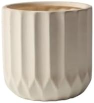 Front Porch Planters Desktop Flower Pots, Modern Minimalist Style Flower Pots, Light Luxury Flower Pots with Drainage Holes Planter Boxes Outdoor (Color : Does not Include Base) by Unknown