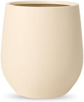 KUTE NEST 19" Premium Large Corso Fiberstone Outdoor Planter - Kilim Beige by KuteNest