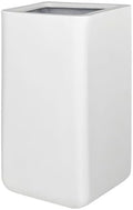 KUTE NEST 11" Premium Elio Fiberstone Oval Planter - White by KuteNest