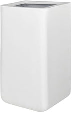 KUTE NEST 11" Premium Elio Fiberstone Oval Planter - White by KuteNest