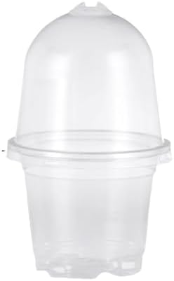 Plant Nursery Pots,Compatible for Lids PET, Transparent Humidity Domes Nursery Cups for Transplanting Seedlings Plant Starter Cont ainer A2 by Unknown