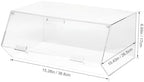 15.3" x 10.4" x6.7" Acrylic Stackable Bakery Box with Non-Slip Mat - Image 7
