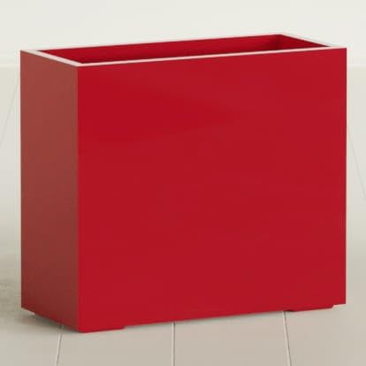 Greenline Alice Tall Rectangular Fiberglass Planter, Outdoor Planter Box by GreenlinePlanters