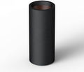 Kante Black Concrete Planter 23.6" Tall All-Weather Round Accent Pot by Unknown