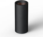 Kante Black Concrete Planter 23.6" Tall All-Weather Round Accent Pot by Unknown