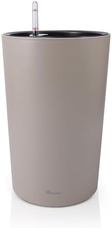 Dexceder 16x12 Self Watering Tall Planter (Taupe Matte) by Dexceder