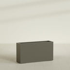 Greenline Alice Tall Rectangular Fiberglass Planter, Outdoor Planter Box - Image 3