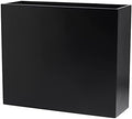 Calistoga Tall Rectangle Fiberglass Planter, Black, 48 Inch by Root+and+Stock