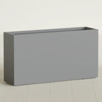 Greenline Alice Tall Rectangular Fiberglass Planter, Outdoor Planter Box by GreenlinePlanters