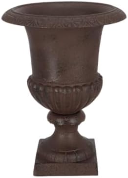 Esschert Design XH61-AR Large French Urn, 12" Diameter, Cast Iron, Decorative - Image 3