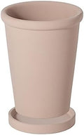 Planter Flower Pots Solid Color High Thin Round Thick Side Plant Pots Tall Simple with Tray Ceramic Planters for Home/Office/Garden/Balcony Flower Pots(Pink,XS) by Unknown