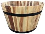 AVERA PRODUCTS AWP304210 Round Barrel Planter, 21" x 12" by AveraProducts