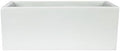 Brisbane Rectangle Fiberglass Planter Box (L:24" x W:8" x H:8", Matte White) by Unknown