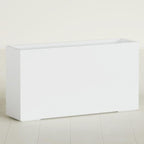 Greenline Alice Tall Rectangular Fiberglass Planter, Outdoor Planter Box by GreenlinePlanters