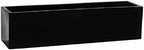 Black Matte Rectangular Planter Box for Outdoor Plants - Elegant Long Rectangle Modern Outdoor Flower Pot – 8”H x 8”W x 31.5”L by Unknown