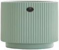 Plant Pot Ceramic Flowerpot Extra Large Caliber Phalaenopsis Flowerpot with Tray Indoor Hanging Orchid Green Roses Flower Pots(Green,Small) (Green M) by Unknown