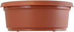 13 inch by 5 inch Terra Cotta Colored Pot with Saucer by AustinPlanter