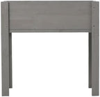 31x16x30 Raised Garden Bed with Legs, Elevated Wooden Planter Box with Liner for Flowers, Vegetable, Suitable for Outdoor, Patio, Balcony, Backyard, Grey - Image 5
