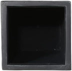 Christopher Knight Home Jorine Lightweight Concrete Planter, Cast Stone Planter, Square Garden Urn, Texture Finish Flower Pot, Outdoor Plant Urn with Draninage Hole for Backyard Garden Porch, Black - Image 6