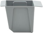 12 Pcs Light Grey Polypropylene Flower Boxes for Euro Pallet - Image 5