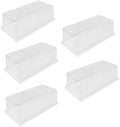 SUNPACK Sundome Plastic Multi-Vented Humidity Dome, Clear, 7" (Pack of 5) - Ideal for Greenhouses or Indoor Gardening, Able to Adjust Humidity with Vents by SUNPACK