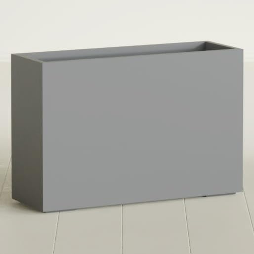 Greenline Alice Tall Rectangular Fiberglass Planter, Outdoor Planter Box by GreenlinePlanters