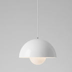 Modern Flowerpot Pendant Light, Pink Hanging Lamp, Nordic Chandelier, Metal Dome Ceiling Light Fixture, for Kitchen Island, Dining Room, Bedroom, Bar, Office Decor(Walnut Grain) by Unknown