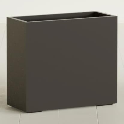 Greenline Alice Tall Rectangular Fiberglass Planter, Outdoor Planter Box by GreenlinePlanters