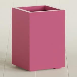 Greenline Leo Tall Rectangular Fiberglass Planter, Outdoor Planter Box by GreenlinePlanters