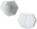 T4U Geometric Pots with Bamboo Tray and Crystal Quartz 1 lb - Image 3