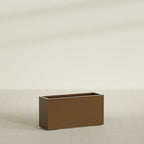 Greenline Leo Tall Rectangular Fiberglass Planter, Outdoor Planter Box - Image 3